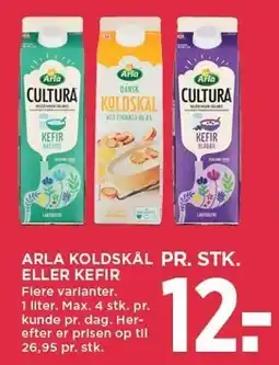 MENY ARLA KOLDSKÅL ELLER KEFIR tilbud