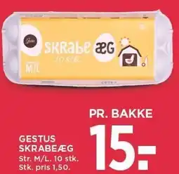 MENY GESTUS SKRABEÆG tilbud
