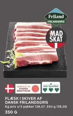 MENY FLÆSK I SKIVER AF DANSK FRILANDSGRIS tilbud