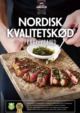 MENY NORDISK KVALITETSKØD FRA FREYGAARD tilbud