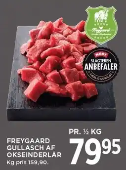 MENY FREYGAARD GULLASCH AF OKSEINDERLÅR tilbud