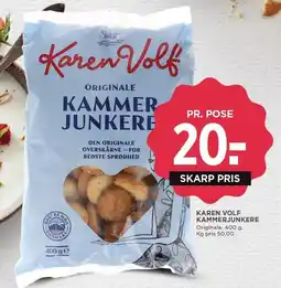 MENY KAREN VOLF KAMMERJUNKERE tilbud
