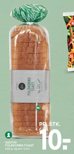 MENY GESTUS FULDKORNS TOAST tilbud