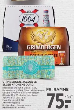 MENY GRIMBERGEN, JACOBSEN ELLER KRONENBOURG tilbud