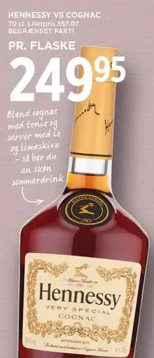 MENY HENNESSY VS COGNAC tilbud