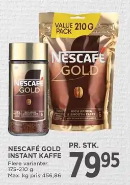 MENY NESCAFÉ GOLD INSTANT KAFFE tilbud