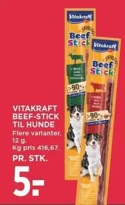 VITAKRAFT BEEF-STICK TIL HUNDE