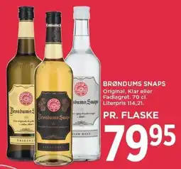 MENY BRØNDUMS SNAPS tilbud