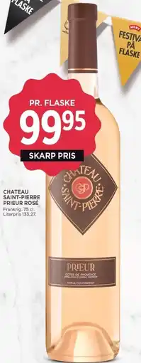 MENY CHATEAU SAINT-PIERRE PRIEUR ROSÉ tilbud