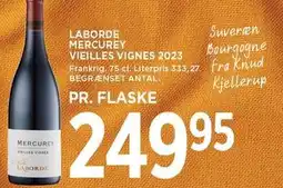 MENY LABORDE MERCUREY VIEILLES VIGNES 2023 tilbud