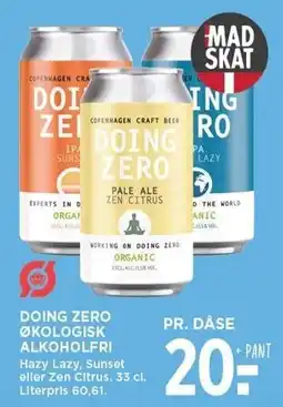 MENY DOING ZERO ØKOLOGISK ALKOHOLFRI tilbud