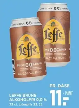 MENY LEFFE BRUNE ALKOHOLFRI 0,0% tilbud