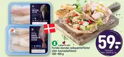 REMA 1000 Ferske danske rødspættefileter eller havtaskefileter tilbud