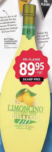 MENY BOTTEGA ALKOHOLFRI LIMONCINO tilbud