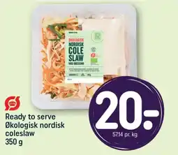 REMA 1000 Ready to serve Økologisk nordisk coleslaw tilbud