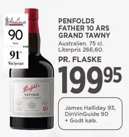 MENY PENFOLDS FATHER 10 ÅRS GRAND TAWNY tilbud