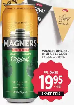 MENY MAGNERS ORIGINAL IRISH APPLE CIDER tilbud
