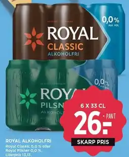 MENY ROYAL ALKOHOLFRI tilbud