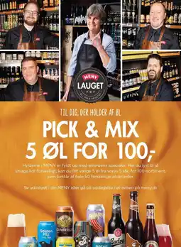 MENY PICK & MIX 5 ØL tilbud