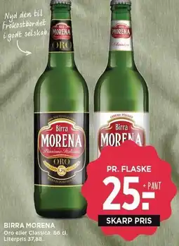 MENY BIRRA MORENA tilbud