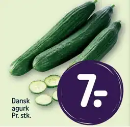 REMA 1000 Dansk agurk Pr. stk. tilbud