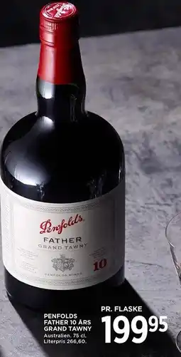 MENY PENFOLDS FATHER 10 ÅRS GRAND TAWNY tilbud