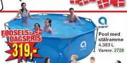 Harald Nyborg Pool med stålramme tilbud