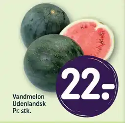 Vandmelon Udenlandsk Pr. stk.