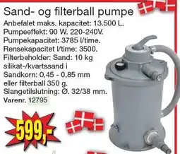 Harald Nyborg Sand- og filterball pumpe tilbud
