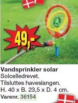 Harald Nyborg Vandsprinkler solar tilbud