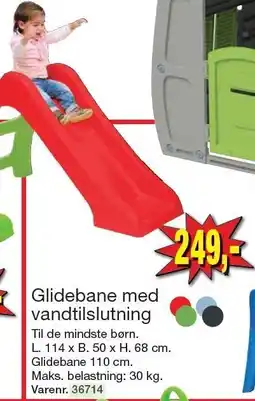 Harald Nyborg Glidebane med vandtilslutning tilbud