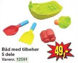 Harald Nyborg Båd med tilbehør 5 dele tilbud