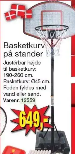 Harald Nyborg Basketkurv på stander tilbud