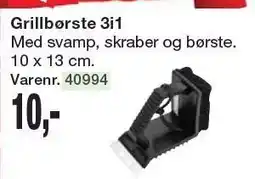 Harald Nyborg Grillbørste 3i1 tilbud