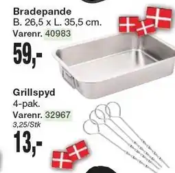 Harald Nyborg Bradepande eller Grillspyd tilbud
