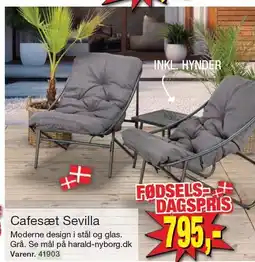 Harald Nyborg Cafesæt Sevilla tilbud