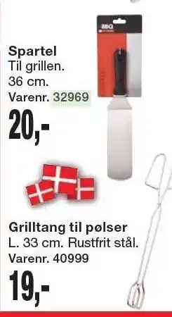 Harald Nyborg Spartel eller Grilltang til pølser tilbud