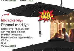 Harald Nyborg Parasol med lys tilbud