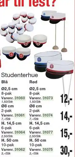 Harald Nyborg Studenterhue tilbud
