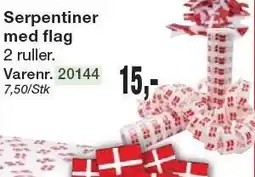 Harald Nyborg Serpentiner med flag tilbud
