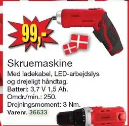Harald Nyborg Skruemaskine tilbud