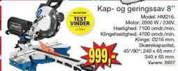 Harald Nyborg Kap- og geringssav 8'' tilbud