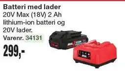 Harald Nyborg Batteri med lader tilbud
