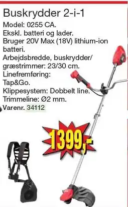 Harald Nyborg Buskrydder 2-i-1 tilbud