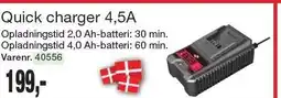 Harald Nyborg Quick charger 4,5A tilbud