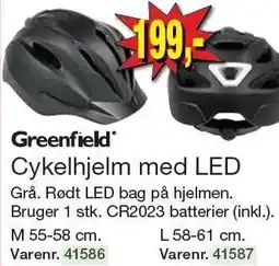Harald Nyborg Cykelhjelm med LED tilbud
