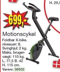 Harald Nyborg Motionscykel tilbud