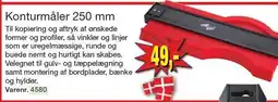 Harald Nyborg Konturmåler 250 mm tilbud