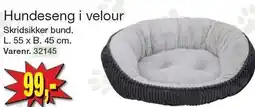 Harald Nyborg Hundeseng i velour tilbud