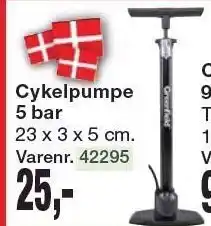 Harald Nyborg Cykelpumpe 5 bar tilbud